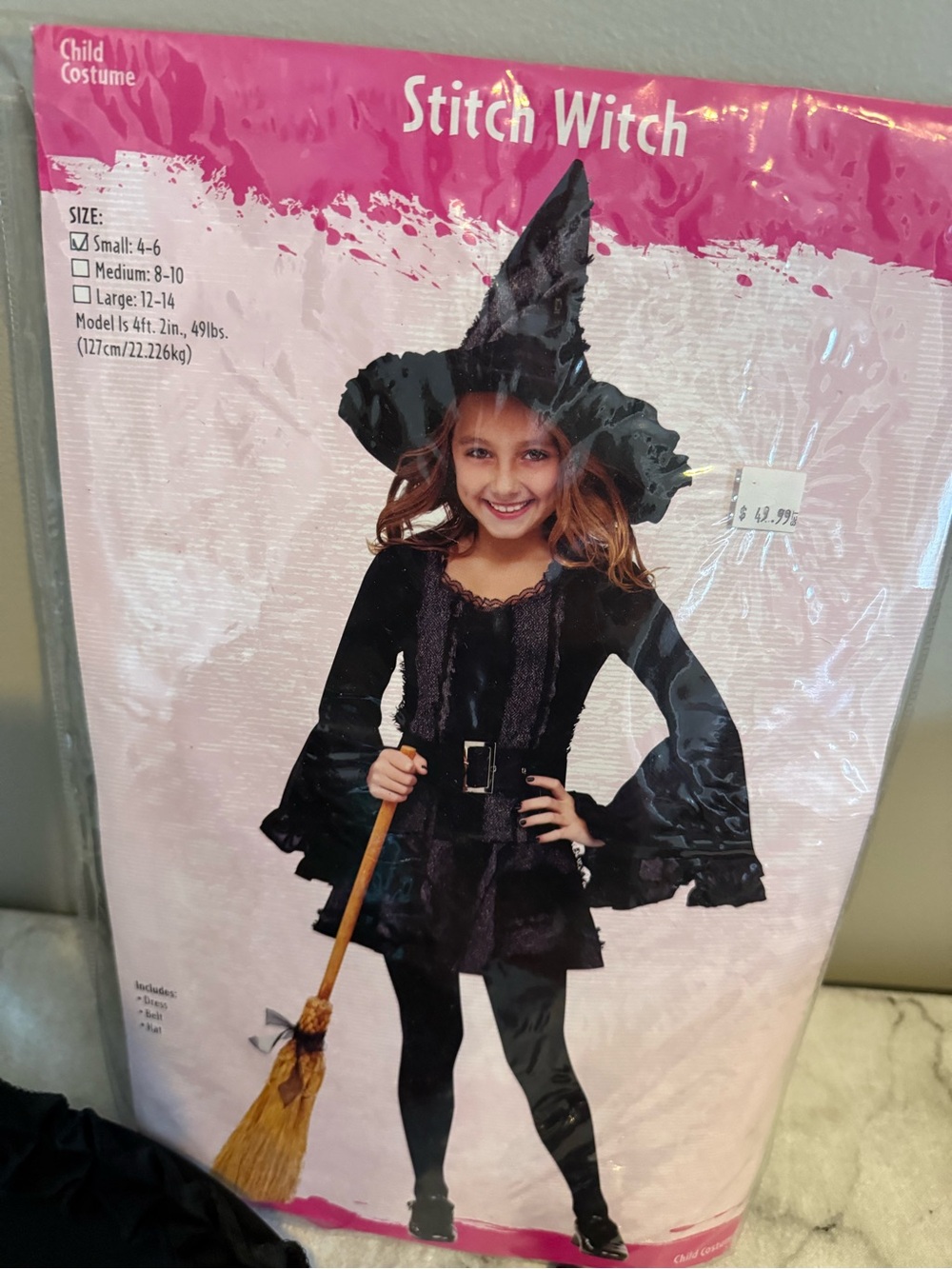 Stitch Witch Black Kids Halloween Costume